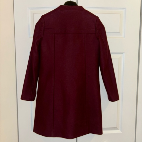 J. Crew Nello Gori Wool Cashmere bow coat - Picture 4 of 5